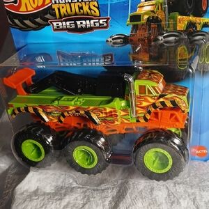 Hot Wheels Monster Truck - Vibrant Green and Orange
